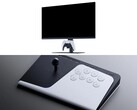 PlayStation oyun monitörü (üstte), FlexStrike dövüş çubuğu (altta).