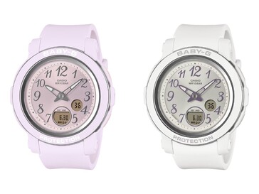 Casio G-Shock Baby-G BGA-290SA-6A (solda) ve BGA-290SA-7A (sağda) saatleri