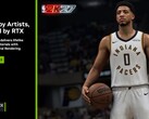 NBA 2K27'yi odak noktasına alan, Nvidia'nın DLSS 5 teknolojisini tanıtan bir slayt