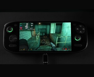 Half-Life 2, harici bir klavye ve fare ile çalıştırılan Proton 11 ARM64 aracılığıyla Ayn Odin 2 Portal'da 124 FPS'ye ulaştı.