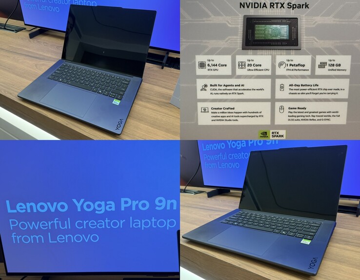 Lenovo Yoga Pro 9n Computex 2026'da gösterildi. Lenovo, bunun yaratıcılar için güçlü bir dizüstü bilgisayar olduğunu söylüyor.