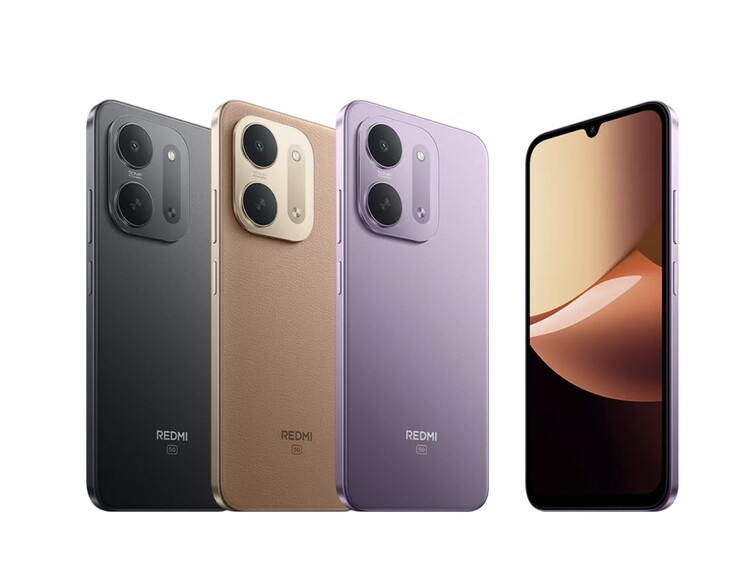 Xiaomi Redmi 17C akıllı telefon, mor, kahverengi ve siyah olmak üzere üç farklı renk seçeneğiyle satışa sunulmuştur.