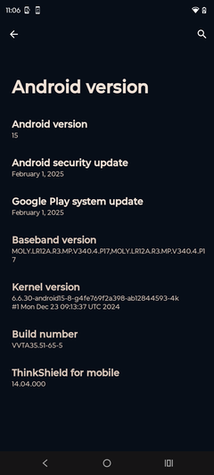 Motorola Moto G15 yazılımı