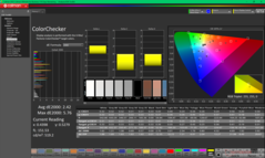 Kalibrasyondan önce ColorChecker (P3)