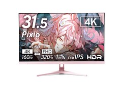 Pixio PX32UF 4K IPS oyun monitörü pembe, mavi, siyah ve beyaz renk seçenekleriyle satışa sunulmuştur.