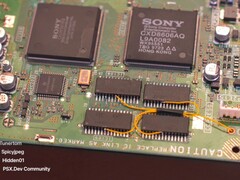 16 MB RAM moduna sahip bir PlayStation 1