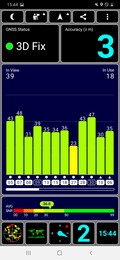 Outdoors GPS test