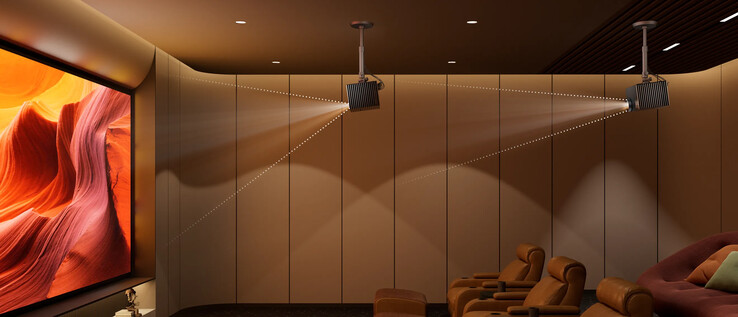 VisionMaster Max, değiştirilebilir lensi sayesinde geniş bir projeksiyon oranı yelpazesi sunar (Görsel kaynağı: Valerion)