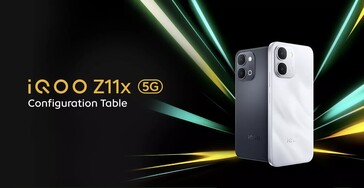 Gümüş ve siyah renk seçenekleriyle iQoo Z11x