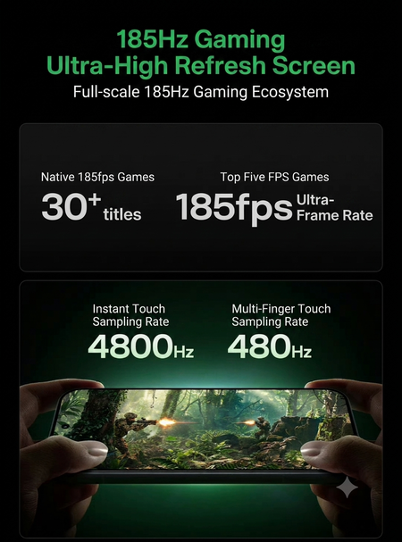 Redmi K100 Pro serisi 185 Hz ekran tanıtım materyali (Gemini ile çevrilmiştir)