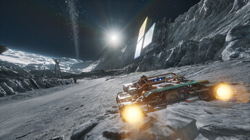 Görselde: STAR WARS: Galactic Racer oyunundan bir oynanış ekran görüntüsü.
