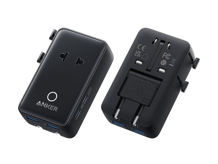 Anker Nano Seyahat Adaptörü (5'i 1 arada, 20W) (AB versiyonu)