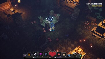 Resimde: Minecraft Dungeons oyunundan bir ekran görüntüsü.
