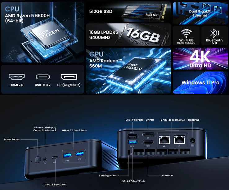 Minix NR660 LP'nin öne çıkan özellikleri ve port seçimi