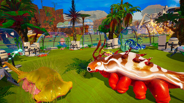 The Planet Crafter'da hayvanları gösteren bir resim.