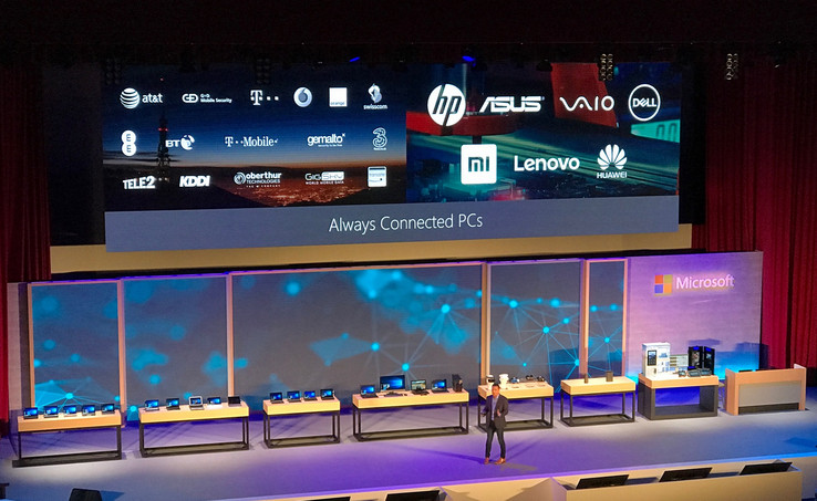 Microsoft partners for the Always Connected PC initiative.