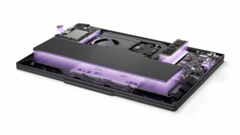 Lenovo ThinkPad T14s Gen 7'nin modüler bileşenleri.