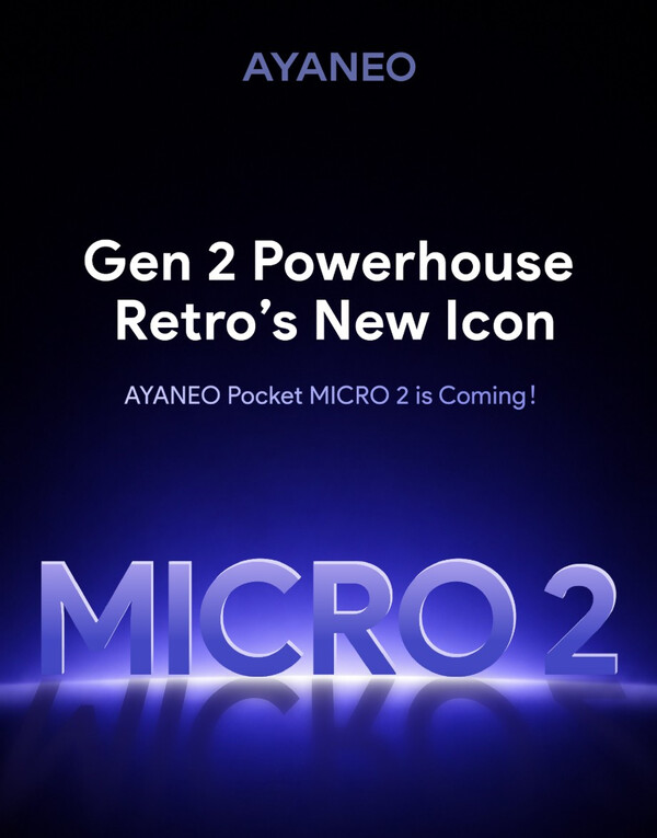 Ayaneo, yatay tasarımlı Pocket Micro 2 el konsolunu tanıttı.