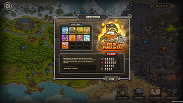 Görselde: Kingdom Rush - Tower Defense oyunundan bir oynanış ekran görüntüsü.