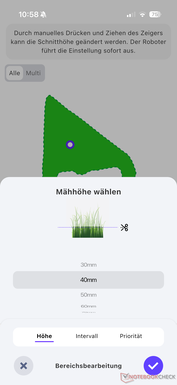 Kesme yüksekliğinin ayarlanması