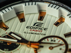 Casio Edifice logosunun yakın çekimi