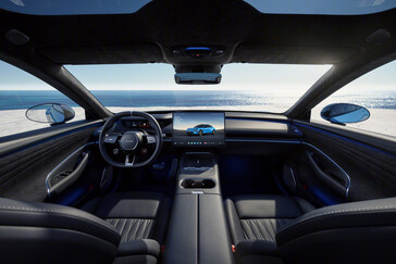 Yeni Capri Mavisi rengiyle Xiaomi SU7 (2026): Elektrikli spor sedan küçük bir makyajdan daha fazlasını alıyor. (Resim kaynağı: Xiaomi)