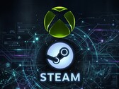 Xbox ve Steam logoları gösterilir