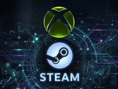 Xbox ve Steam logoları gösterilir