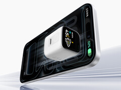Güç adaptöründe 60 W'lık bir "performans" modu bulunmaktadır. Resimde: iPhone ile birlikte hızlı şarj cihazının tanıtım görseli.
