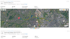 Navigasyon: Galaxy Tab S10 FE+ vs. Garmin Venu 2