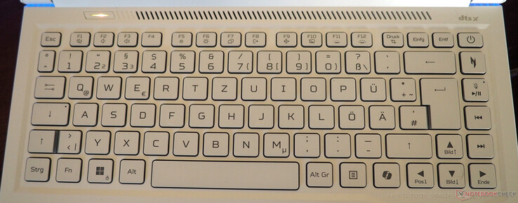 Acer Nitro V14 AI: Klavye