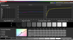 CalMAN: grayscale (calibrated)