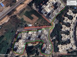 Yoğun bir konut kampüsü içinde navigasyon