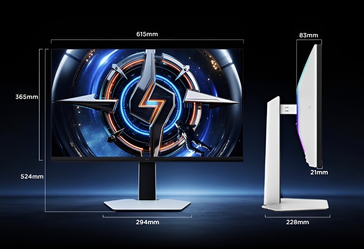 TCL 27C2A Pro oyun monitörü eğme, döndürme ve yükseklik ayarı desteğine sahiptir.