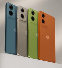 Motorola Moto G06'nın renk seçenekleri (Fotoğraf: Motorola)