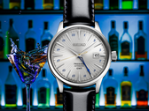 Seiko Presage SSK049 GMT için bir tanıtım görseli.