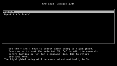 OpenWRT USB önyükleme çubuğu - canlı sistem mevcut, ancak yükleyici dahil değil