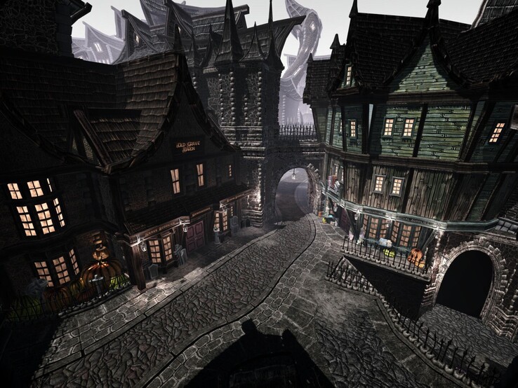 Burası Nightmare Alley – ancak ilk bakışta Harry Potter'daki Knockturn Alley ile kolayca karıştırılabilir.