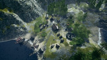 Frozenheim'daki bir kasabayı gösteren bir resim.