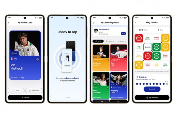 Samsung Galaxy Z Flip 7 Olympic Edition, turnuvayla ilgili özel uygulamalar ve özelliklerle birlikte geliyor. (Resim kaynağı: Samsung)