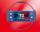 Ring Fit kumanda ile çevrelenmiş Switch 2 Lite maketi