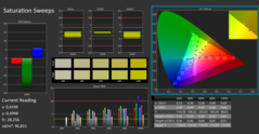 CalMAN saturation calibrated