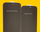 Sızdırılan iPhone 18 Pro ve 18 Pro Max ekran koruyucuları.