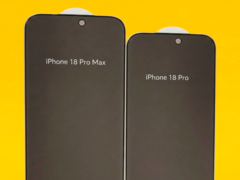Sızdırılan iPhone 18 Pro ve 18 Pro Max ekran koruyucuları.