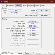 CPU-Z Bellek