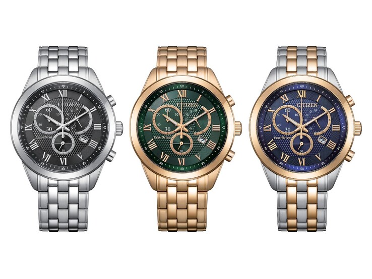 Soldan sağa: Citizen AT2600-57E, AT2603-59X ve AT2606-51L saatleri