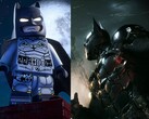 Lego Batman: Kara Şövalye'nin Mirası'nın yanında Batman: Arkham Knight'ın tanıtım resmi