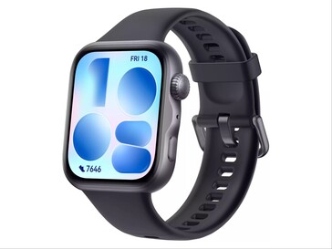 Huawei Watch Fit 5'in siyah renkli resmi olmayan görüntüsü.