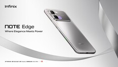 Infinix Note Edge 7,2 mm kalınlığında ve 185 gram ağırlığında (Görsel kaynağı: Infinix)