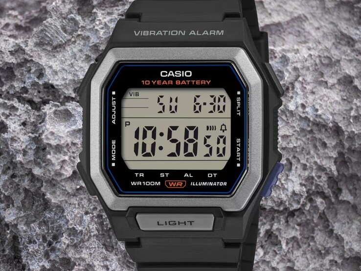 Casio W-738-H-1AJF 100 m (10 bar) su geçirmezlik özelliğine sahiptir